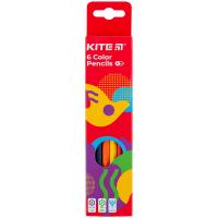 Карандаши цветные Kite Fantasy 6 кольорів Фото