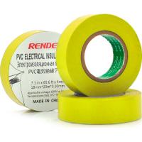 Ізоляційна стрічка Render 0.19мм*16мм*7м Yellow, temp-10+80°С, 2000V, 10 шт. Фото