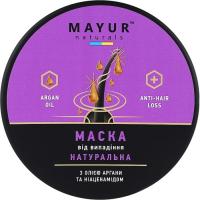 Маска для волосся Mayur Проти випадіння з Аргановою олією та Ніацинамідом Фото