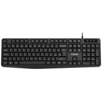 Клавиатура Canyon KB-1 Water resistant USB UA Black Фото