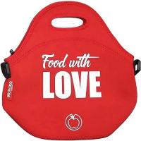 Термосумка Bergner Food with love 30х30х17 см червона Фото