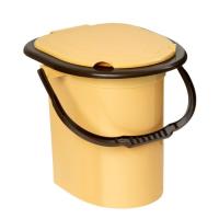 Ведро-туалет Горизонт Бежевое 18 л Фото