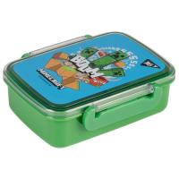 Ланч-бокс детский Yes Minecraft 420 мл, зелено-голубой Фото