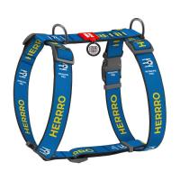 Шлей для собак WAUDOG Nylon анатомическая H-образная с QR-паспортом "Пат Фото