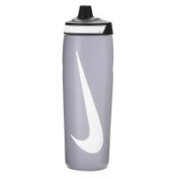 Бутылка для воды Nike Refuel Bottle 24 OZ сірий, чорний, білий 709 мл N. Фото