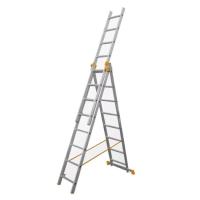 Лестница BUDFIX универсальная трехсекционная 01410, 3х10 Фото