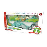 Пазл Hape деревянный алфавит Парад зверей 26 элементов Фото