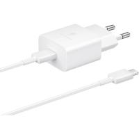Зарядний пристрій Samsung USB-С 15W White + Cable USB-C 1m Фото