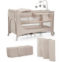 Детский манеж Kinderkraft с пеленатором Joy 2 Beige Фото