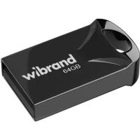 USB флеш накопитель Wibrand 64GB Hawk Black USB 2.0 Фото