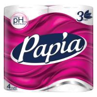 Туалетная бумага Papia 3 слоя 4 рулона Фото
