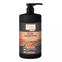 Гель для душу Cool Men Ultraenergy 2 в 1 1 л Фото