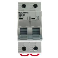 Автоматический выключатель Quantum 2п С 16А MCB 6kA Фото