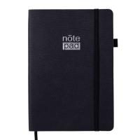 Книга записная Buromax RESPECT А5 96 листов линия, черный Фото