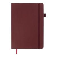 Книга записна Buromax BRIEF А5 96 аркушів крапка, бордовий Фото