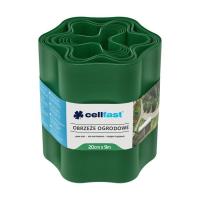 Садовое ограждение Cellfast газонная, бордюрная, волнистая, 20смх9м, зеленый Фото