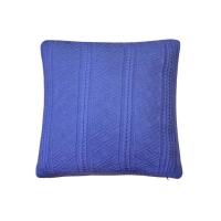 Наволочка Прованс декоративная вязаная Ажурная лаванда 45х45 Фото