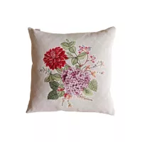 Подушка Прованс гобеленовая декоративная Букет цветов 45х45 см Фото