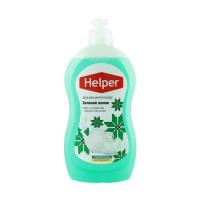 Засіб для ручного миття посуду Helper Зелений лимон 1 л Фото
