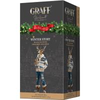 Чай Graff Winter Story Чорний байховий з корицею та яблуком Фото