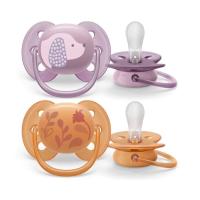 Пустышка Philips AVENT Ultra Soft ультрамягкая 6-18 мес 2 шт Фото