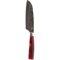 Кухонный нож MasterPro Tetsu, сантоку, 12.5 см, коричневий Фото