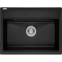 Мийка кухонна GRANADO ARTES black shine з сифоном Фото