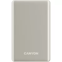 Батарея універсальна Canyon 10000mAh OnPower 510 slim Magsafe PD/20W Beige Фото
