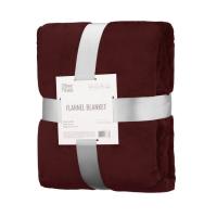 Плед Ardesto Flannel 200х220см, 100 поліестер, бургунді Фото