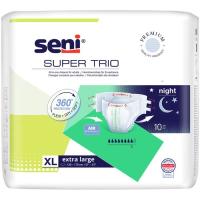 Підгузки для дорослих Seni Super Trio Extra Large 130-170 см 10 шт Фото