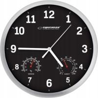 Настенные часы Esperanza Wall Clock Lyon 25см Black Фото