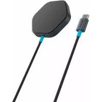 Зарядний пристрій Canyon wireless charger HEXAGON 110 Dark Grey Blue Фото