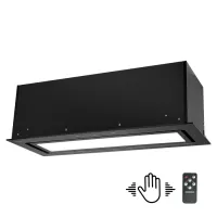 Вытяжка кухонная Perfelli DESIGN VISION 9 NERO SILENZIO Фото