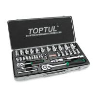 Набор инструментов Toptul с трещоткой 1/4", 1/2" 34шт. Фото