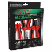 Набір інструментів Toptul діелектричних 3шт. VDE 1000V Фото