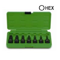 Набор торцевых головок Toptul ударных HEX 1/2" 4-14мм 7 шт. Фото