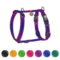 Шлея для собак WAUDOG Nylon Mono анатомічна H-подібна з QR паспортом, пл Фото