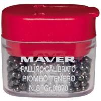 Грузило Maver набір Pallini Supercalibrati Teneri 0 (0.347g) Фото