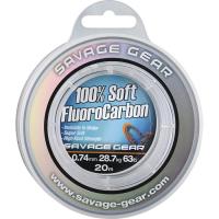 Флюорокарбон Savage Gear Soft Fluorocarbon 50m 0.33mm 7.0kg Clear Фото