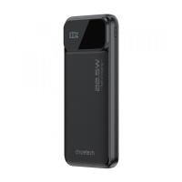 Батарея універсальна Choetech 10000mAh 22.5W, PD, QC/3.0, USB-A, USB-C, Black Фото