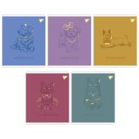 Зошит Yes Luxure doggy А5 18 аркушів клітинка Фото