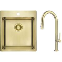 Мойка кухонная Deante Olfato ZPO_R10A + зміш. BQO_R72M Фото