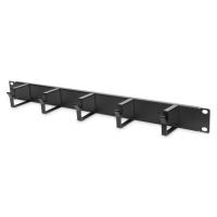 Кабельний організатор Digitus 19" 1U 5x cable rings 40x60mm Фото