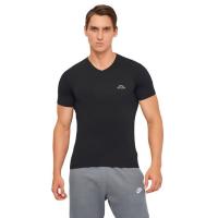 Футболка Kappa T-shirt Mezza Manica Scollo V K1316 Nero чорний XX Фото