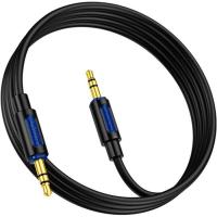 Кабель мультимедийный BOROFONE 3.5mm M to 3.5mm M 1.0m silicone black Фото