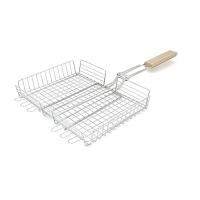 Решётка для гриля Voltronic з високим бортом 31х25х5 см Фото