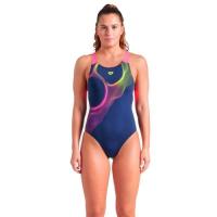 Купальник Arena Ripples Swimsuit V Back B 009021-780 синій 44 Фото