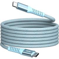 Дата кабель Verbatim USB-C to USB-C 1.2m Magnetic 60W blue Фото