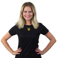 Футболка Sol's Imperial Women 190 Тризуб чорний L Фото