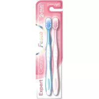 Зубна щітка Fesco Expert Clean Extra Soft Блакитна 1 шт. + Рожева 1 Фото